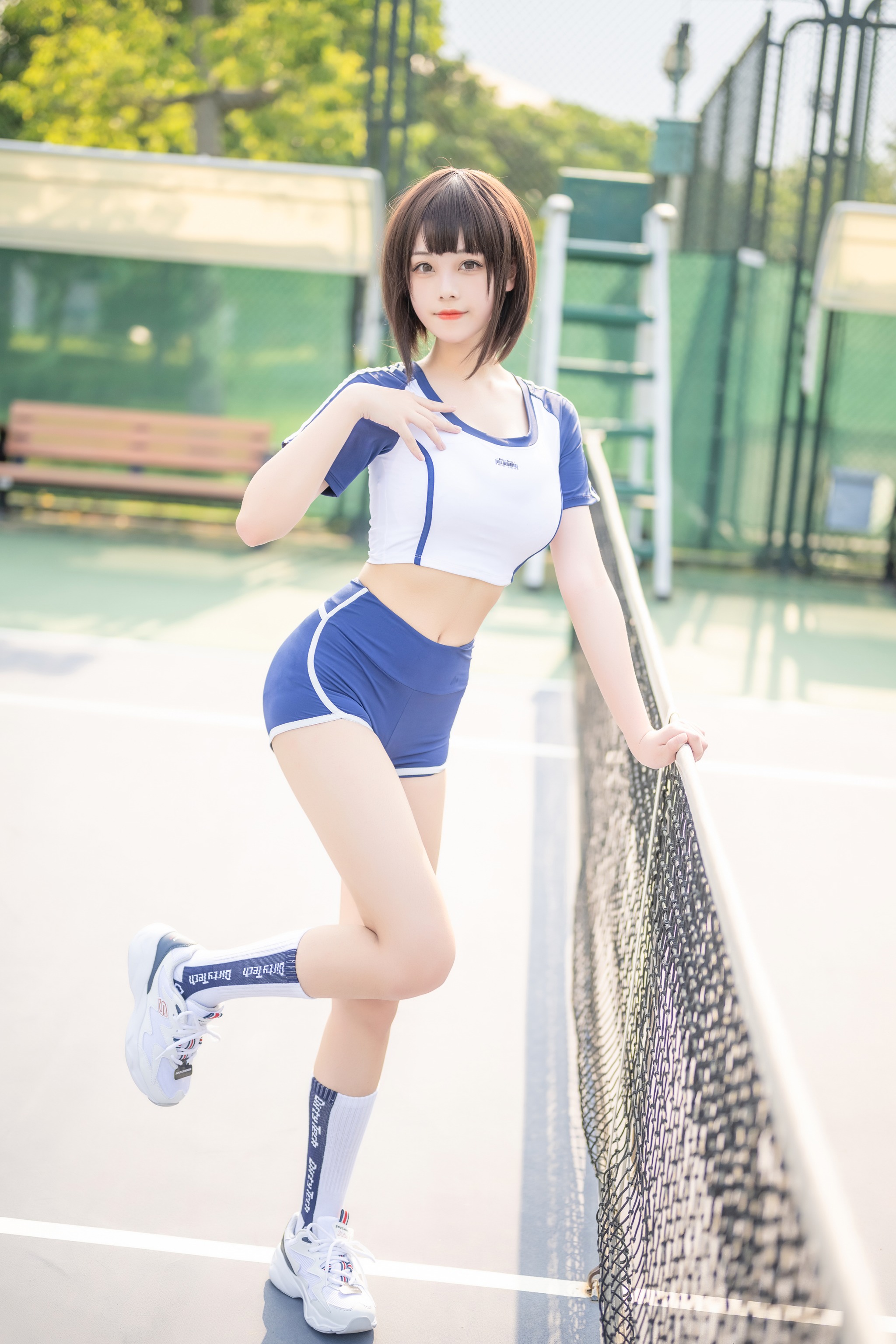 蜜汁猫裘 – NO.064 体操服 [50P]-XikXak
